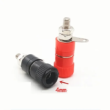 Kit 2 Pares Conector Banana Grande Terminal 2 Unidades