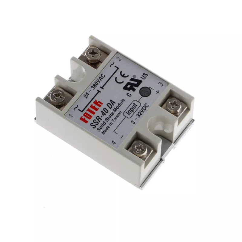 Relé Estado Solido 24-380VAC 25A SSR-25DA Fotek - Imagen 3