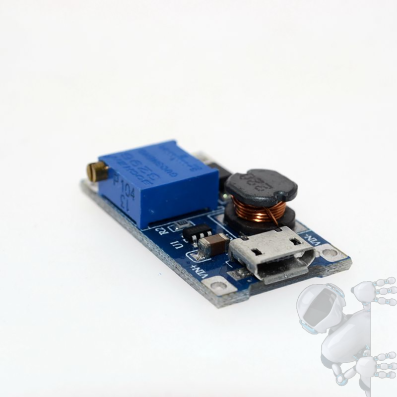 MT3608 Regulador Boost Step Up 2a Con Entrada Micro Usb - Imagen 4