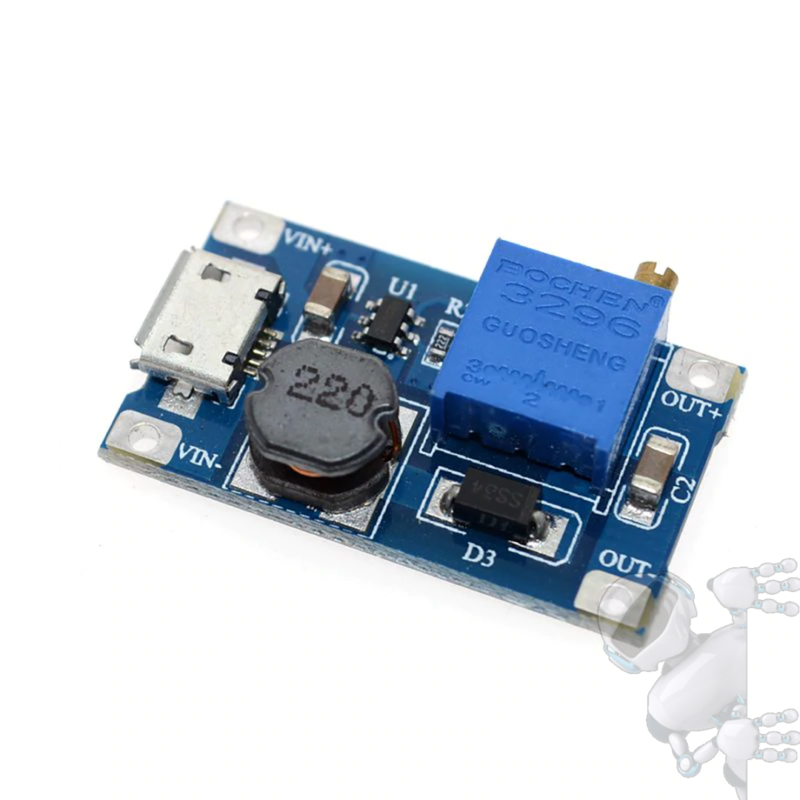 MT3608 Regulador Boost Step Up 2a Con Entrada Micro Usb - Imagen 8