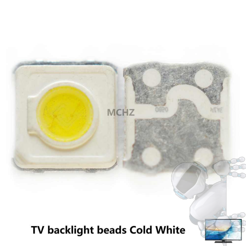 Kit 25 Led 3535 3v 1w Blanco Smd Superficie - Imagen 6