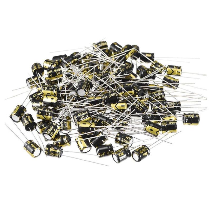 Pack 10 Capacitor Electrolítico De Aluminio 470uf 10v 6x7 Mm - Imagen 4