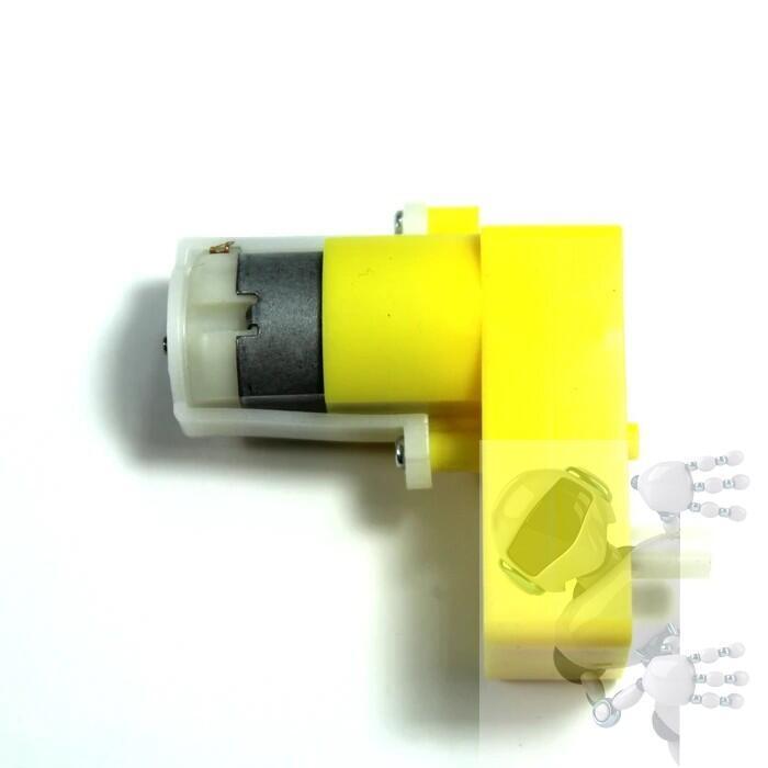 Motorreductor 3V 6V Escuadra L con Eje de Metal - Imagen 2