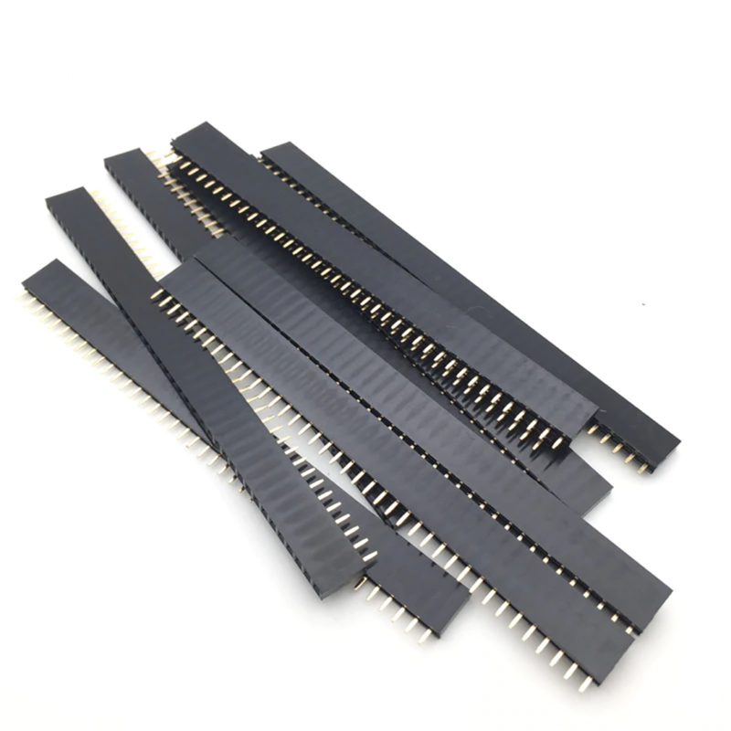 Este kit Trae 3 Regleta Header Espadines Hembra 2.54mm 40P - Imagen 2