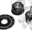 Potenciometro Industrial Rv24yn 20s B502 5k Con Perilla