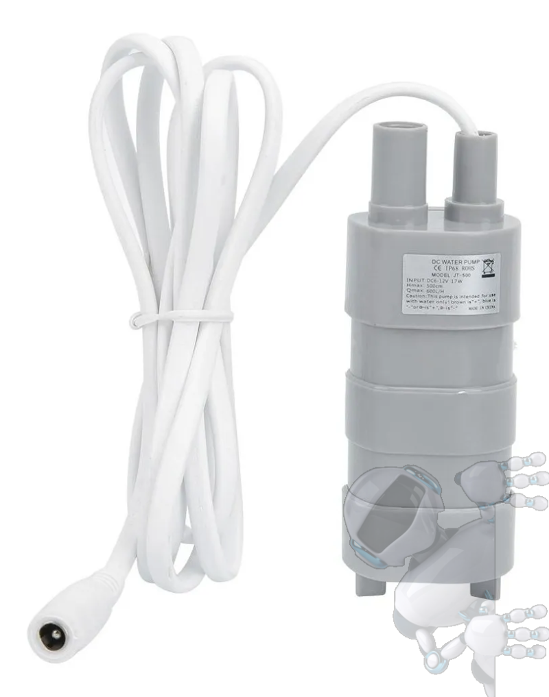 Bomba Sumergible 600l 12vdc Jt-500 Acuario Fuente 1.4a 5mts