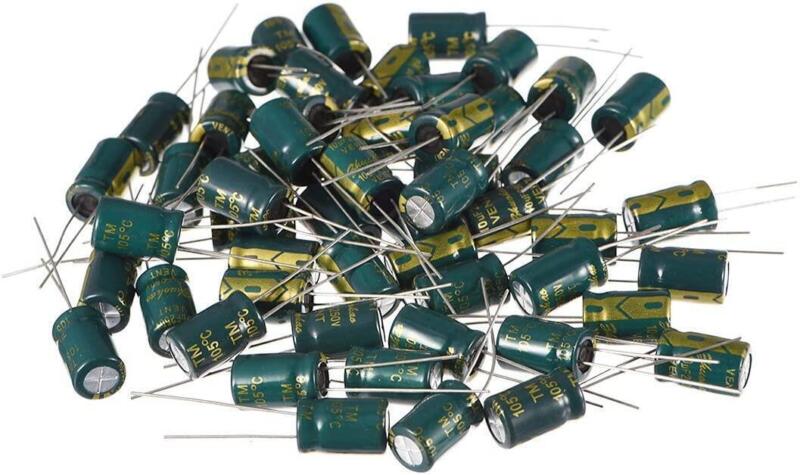 Pack 10 Capacitor Electrolítico De Aluminio 10uF 250V 8x12 - Imagen 3