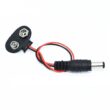 Kit 2x Adaptador para pila 9v con conector DC