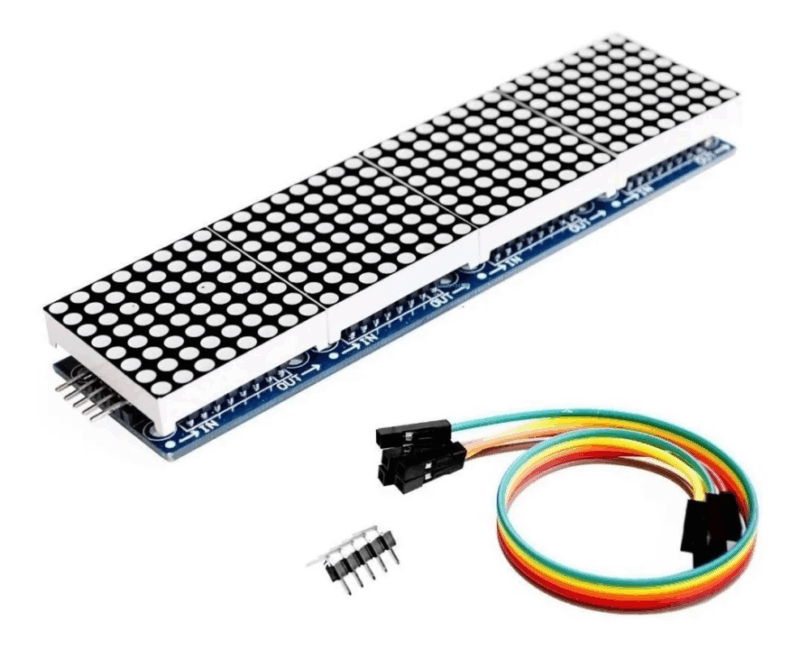 Matriz Led 8x8x4 Digitos Max7219 Para Arduino