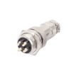 CONECTOR CIRCULAR 4 PINES pareja GX16-4 METÁLICO Aviacion