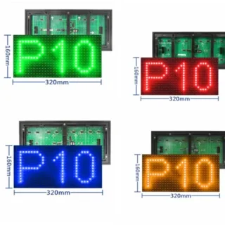 Modulo Aviso Publicitario Luminoso Led P10 Smd