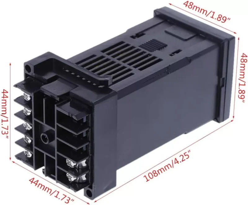 Kit Controlador Pid Temperatura Rex-c100 Relay Y Termocupla - Imagen 2