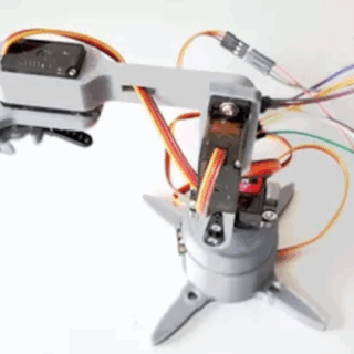 Brazo Robotico Wifi Programado En Arduino Servos Metalicos mg90