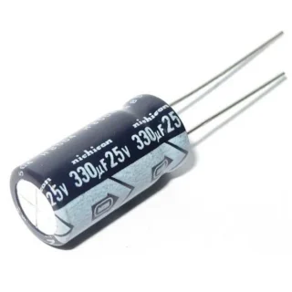 Capacitor Electrolítico De Aluminio 330uF 25V 8x12 mm