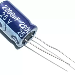 Capacitor Electrolítico De Aluminio 2200uF 25V 13x20 mm
