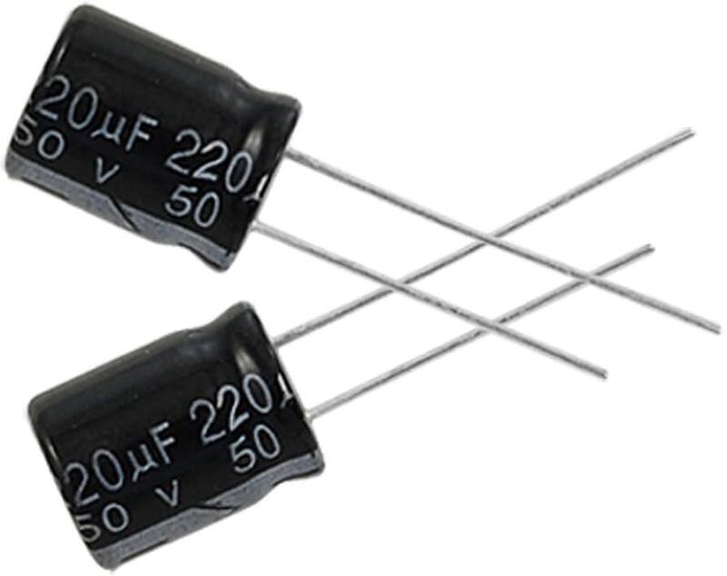 Capacitor Electrolítico De Aluminio 220uF 50V 10x13 mm - Imagen 2