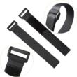 Correa Sujeta Cables De Velcro Con Hebilla Plástica 31 cm