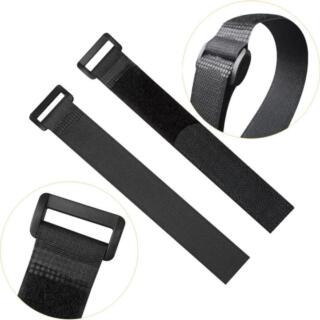 Correa Sujeta Cables De Velcro Con Hebilla Plástica 31 cm