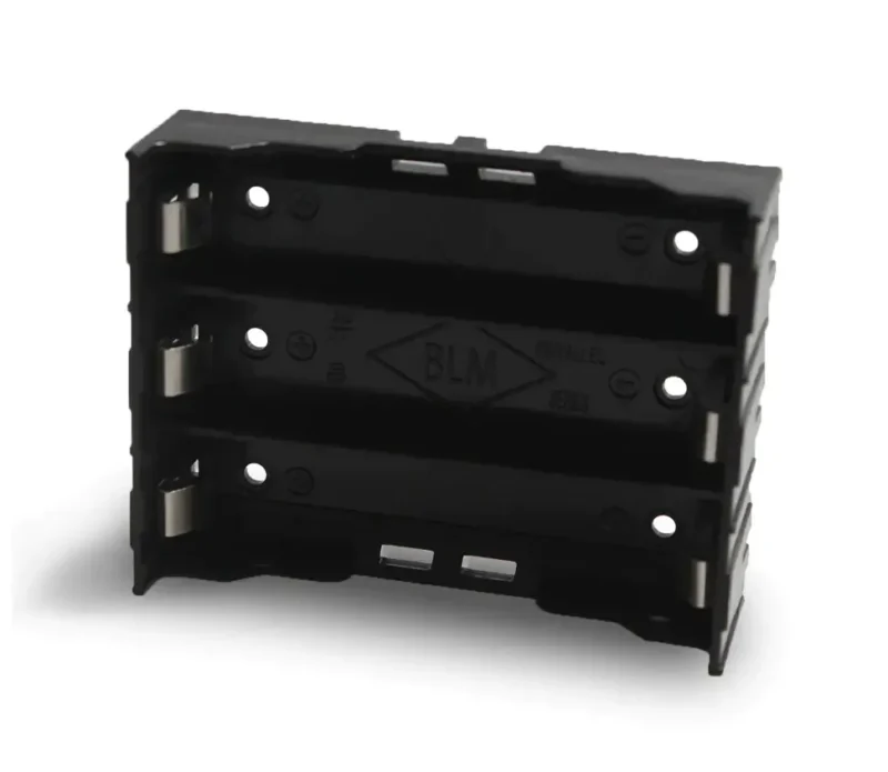 PORTA BATERÍA X3 18650 PARA PCB