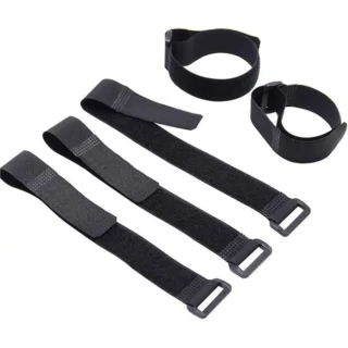 Correa Sujeta Cables De Velcro Con Hebilla Plástica 23 cm
