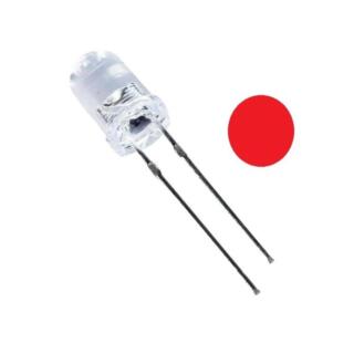 Led 5mm Rojo Alto Brillo