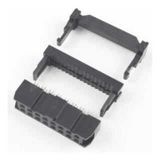 CONECTOR IDC DC3-16P 2x8P MACHO RECTO