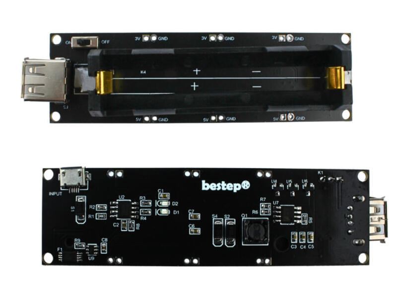 Shield V3 Cargador de Bateria 18650 con USB, Saída 5V / 3V - Imagen 3