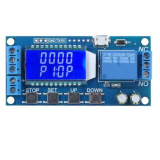 Temporizador Ajustable Programable LCD XY-LJ02 0-9999 min Relé 6-30V