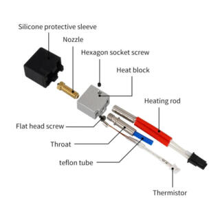 Kit Hotend De 24v Y 60w Impresora 3d Anycubic Kobra 2