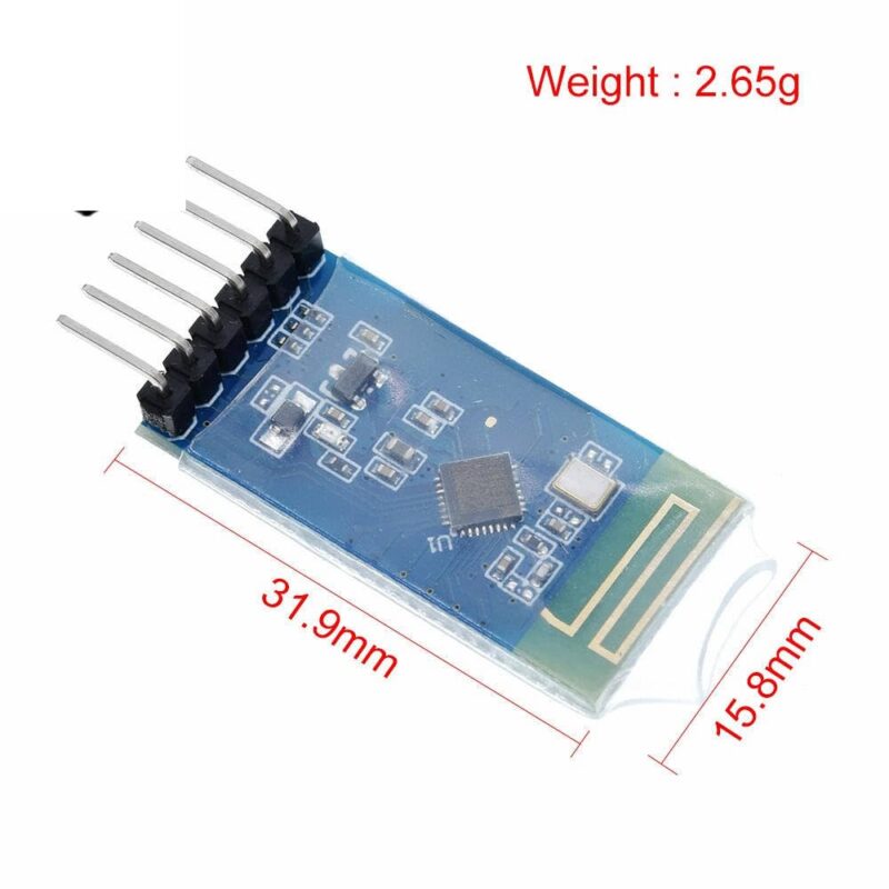 JDY-33 de modo Dual Bluetooth, puerto serie SPP, compatible con HC-05 SPP-C/06 /JDY-31/30, esclavo, Bluetooth 3,0 - Imagen 2
